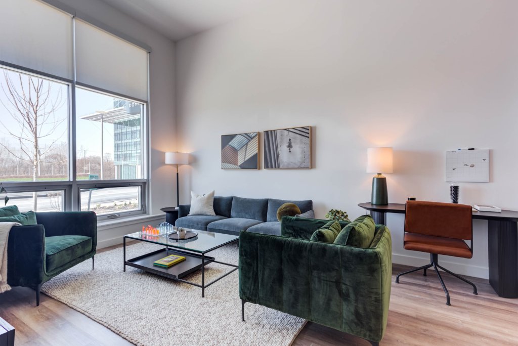 living area of the domain citygate apartments in naperville